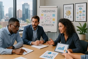 Riunione di ufficio per onboarding cliente