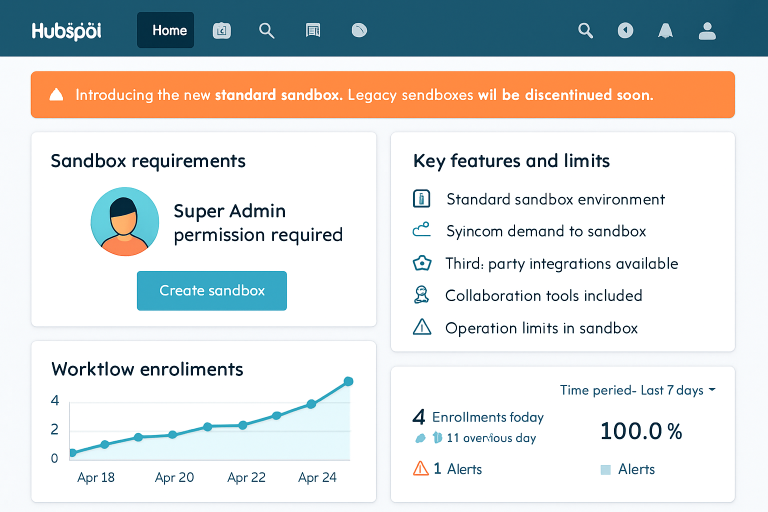 Hubspot nuova Sandbox e deploy sicuro